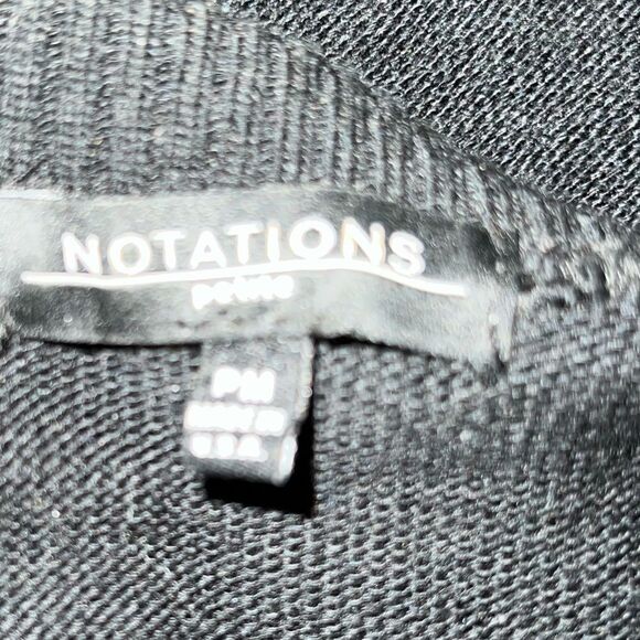 Notations ntn black one piece sweater with 2 piece look! - Picture 8 of 9